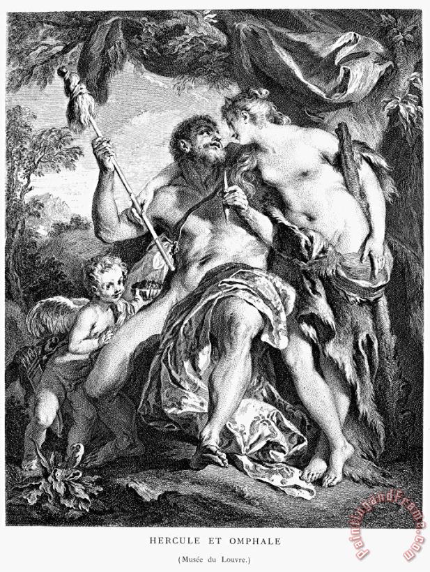Others Hercules And Omphale Art Print