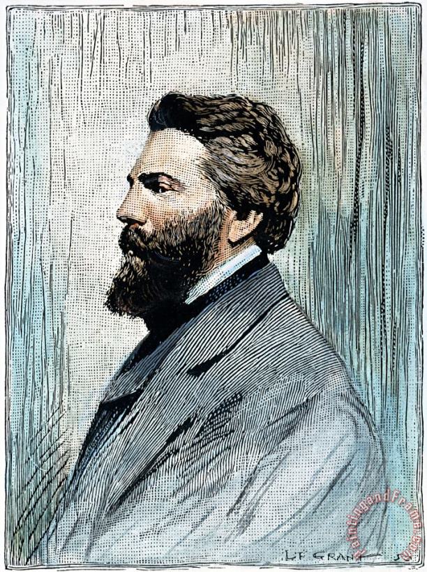 Herman Melville (1819-1891) painting - Others Herman Melville (1819-1891) Art Print