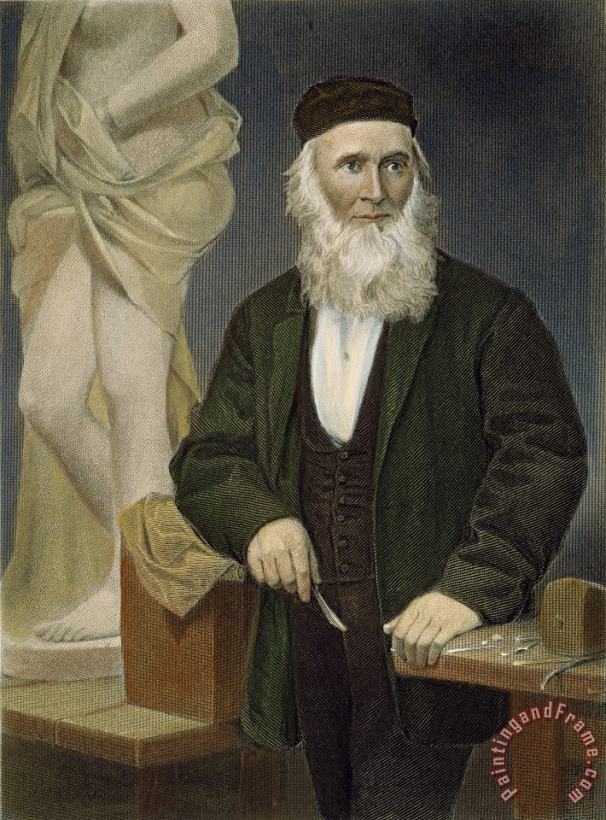 Others Hiram Powers (1805-1873) Art Painting