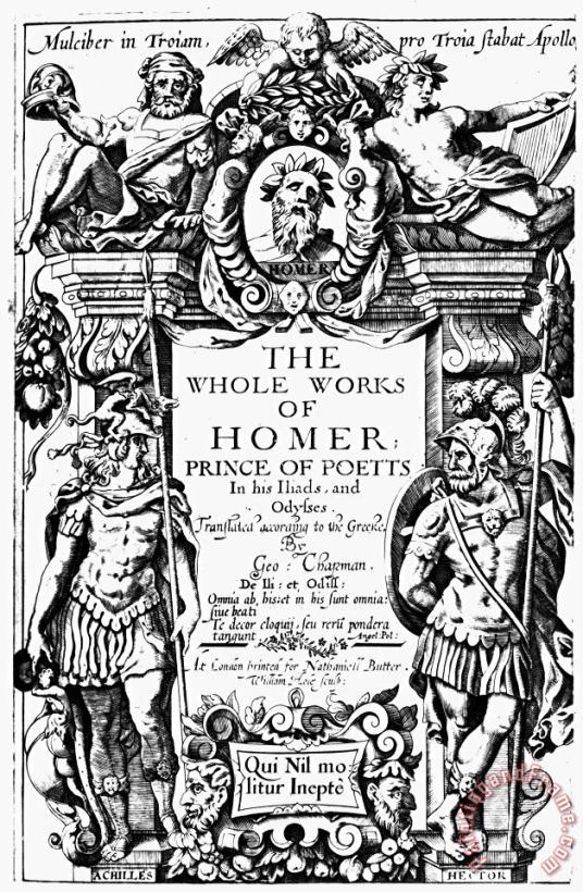 Others Homer Title Page, 1616 Art Painting