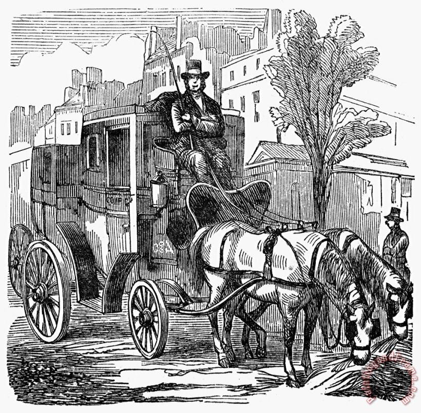 Others Horse Carriage, 1853 Art Print