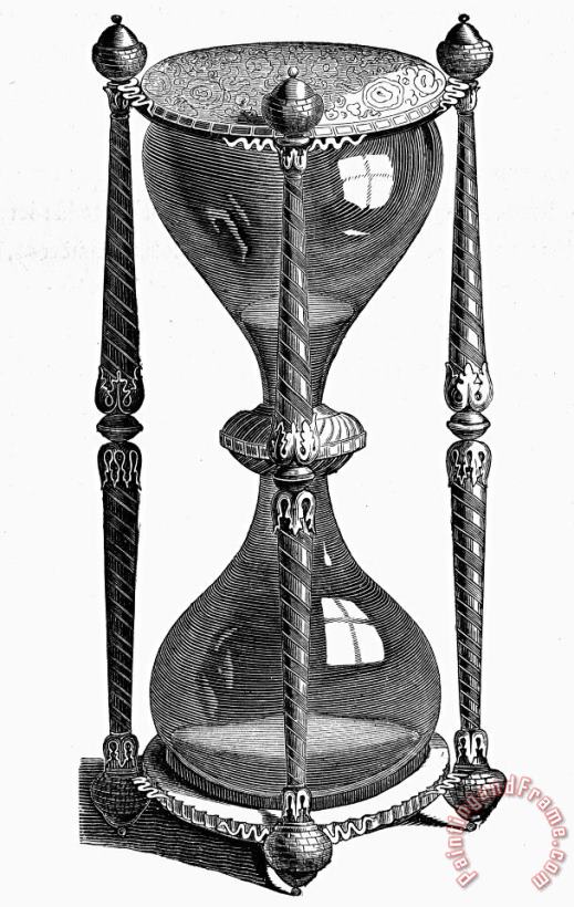 Others HOURGLASS, 19th CENTURY Art Print