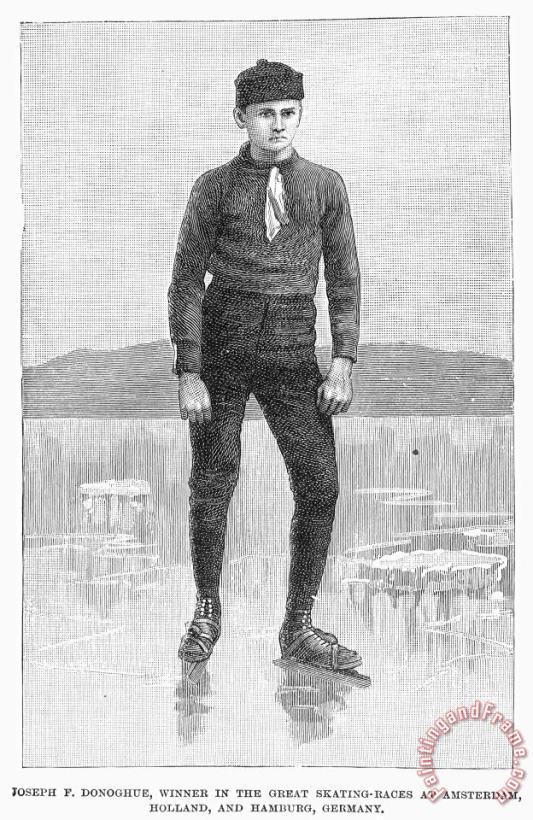Ice Skater, 1880 painting - Others Ice Skater, 1880 Art Print