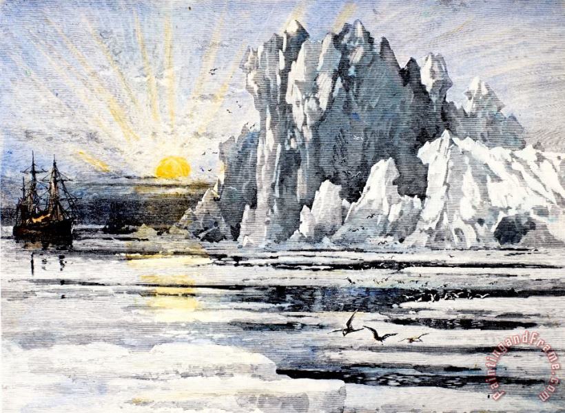Iceberg painting - Others Iceberg Art Print