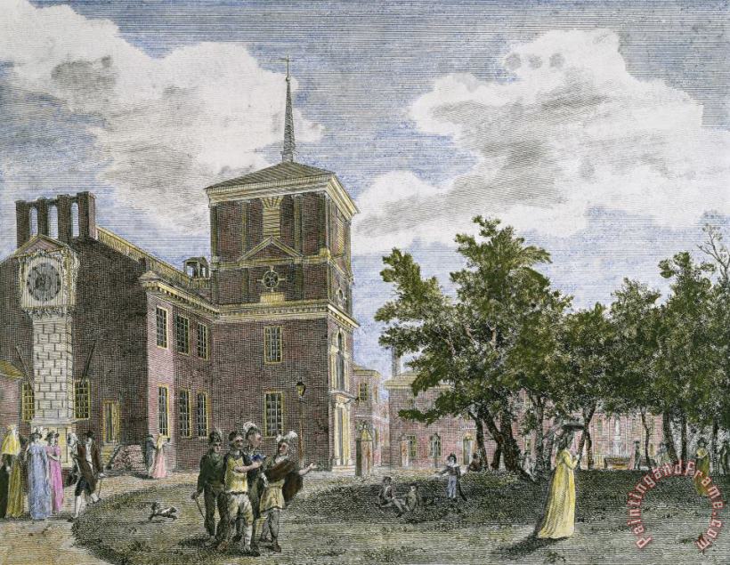 Others Independence Hall, 1799 Art Print
