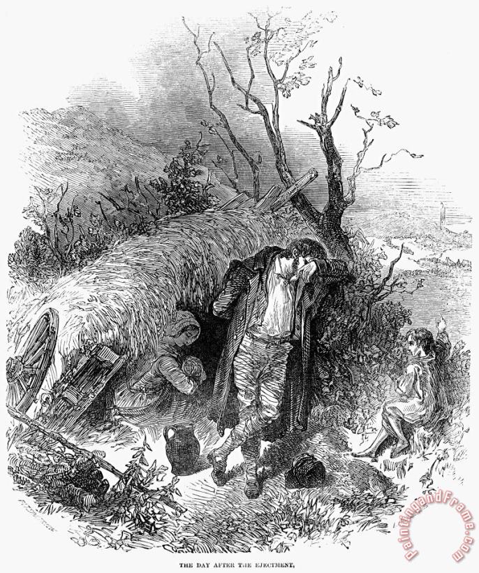 Others Irish Potato Famine, 1846-7 Art Print