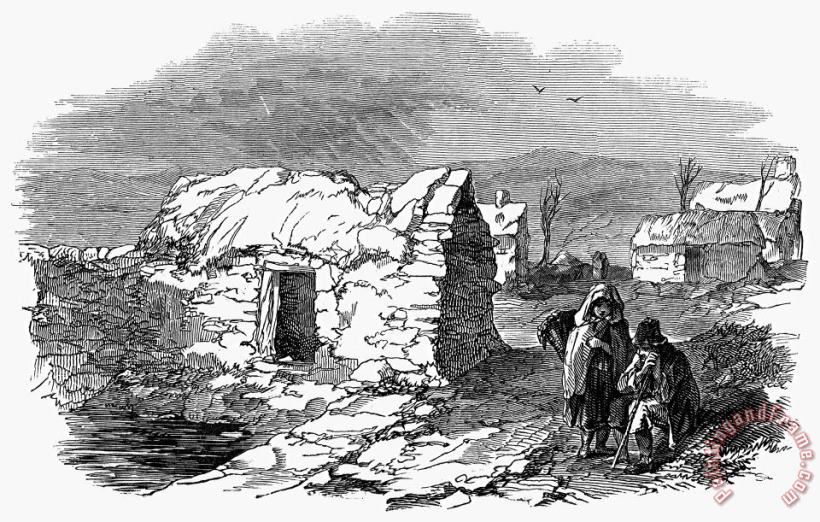Others Irish Potato Famine, 1847 Art Print