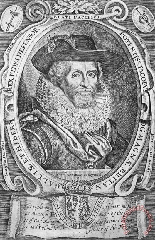 James I (1566-1625) painting - Others James I (1566-1625) Art Print