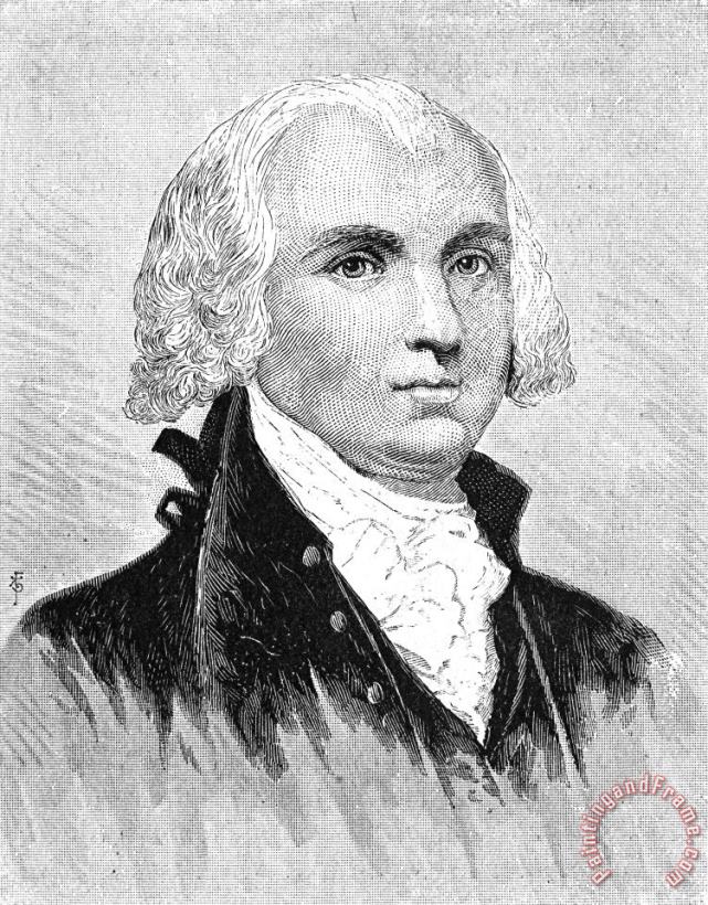 James Madison (1751-1836) painting - Others James Madison (1751-1836) Art Print