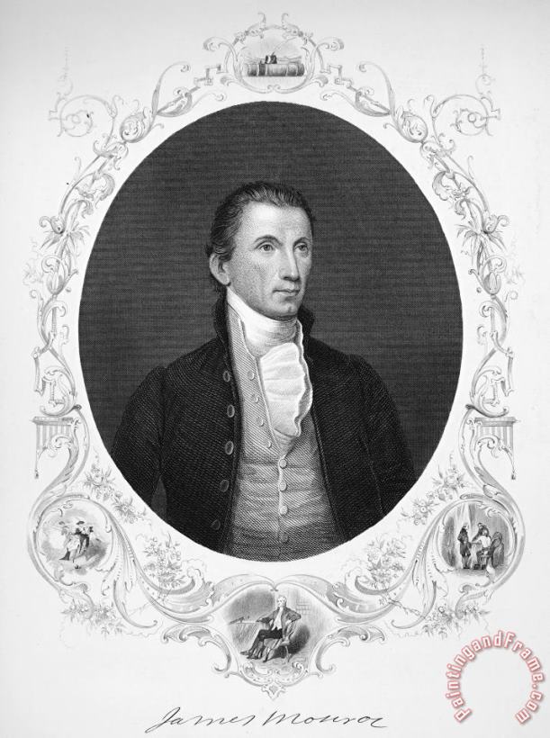 Others James Monroe (1758-1831) Art Print