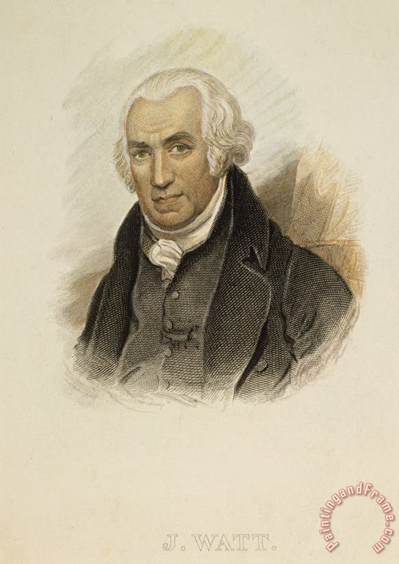 James Watt (1736-1819) painting - Others James Watt (1736-1819) Art Print