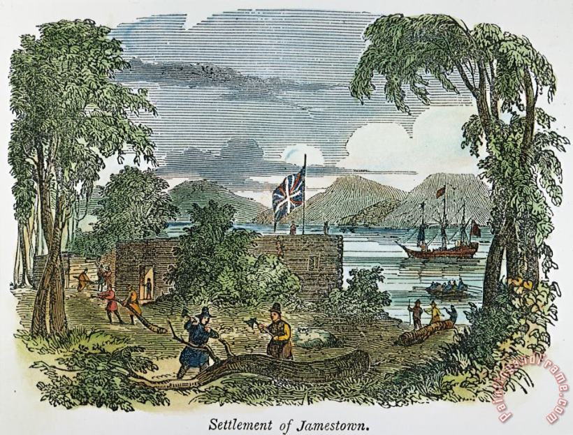 Jamestown painting - Others Jamestown Art Print