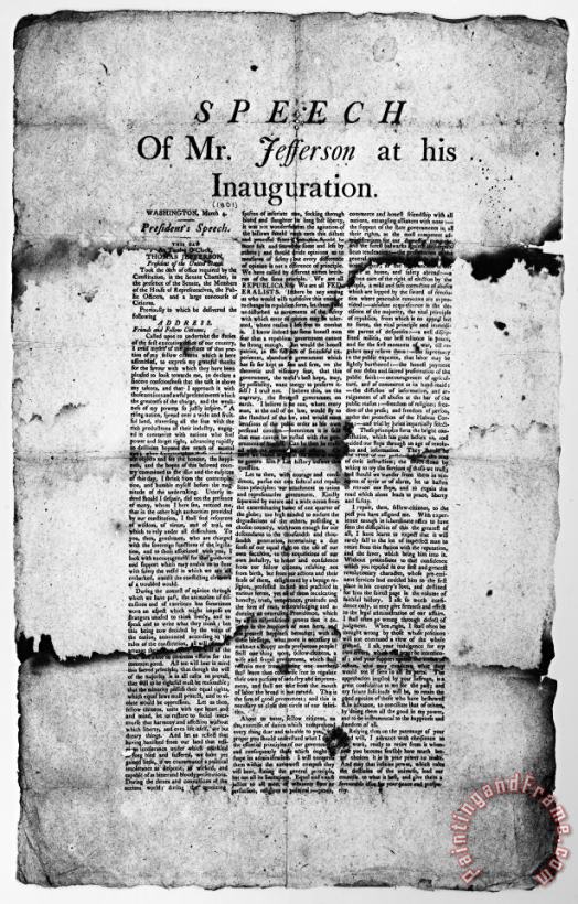 Others Jefferson: Inauguration Art Print
