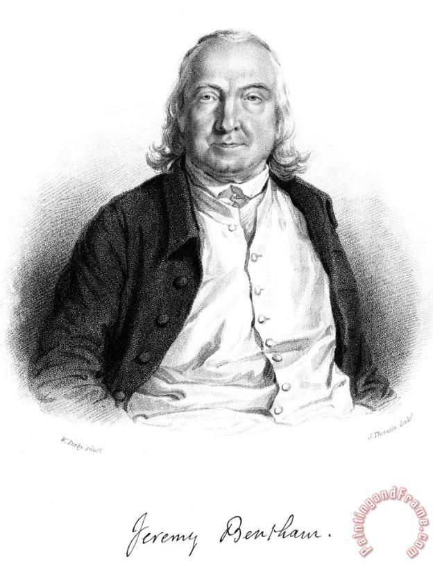 Jeremy Bentham (1748-1832) painting - Others Jeremy Bentham (1748-1832) Art Print