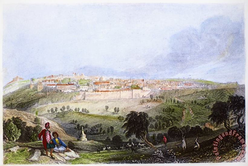Others JERUSALEM, c1870 Art Print