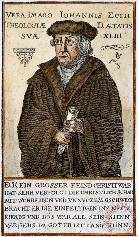 Others Johann Eck (1486-1543) Art Print