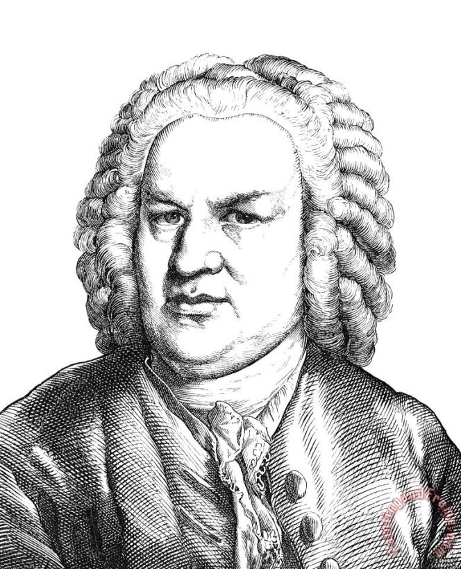 Others Johann Sebastian Bach Art Painting