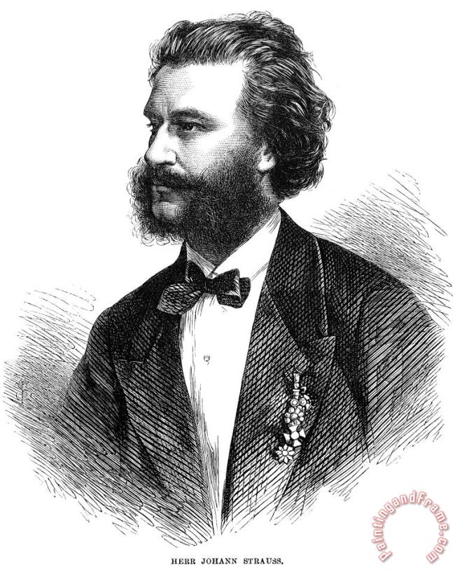 Others Johann Strauss (1825-1899) Art Print