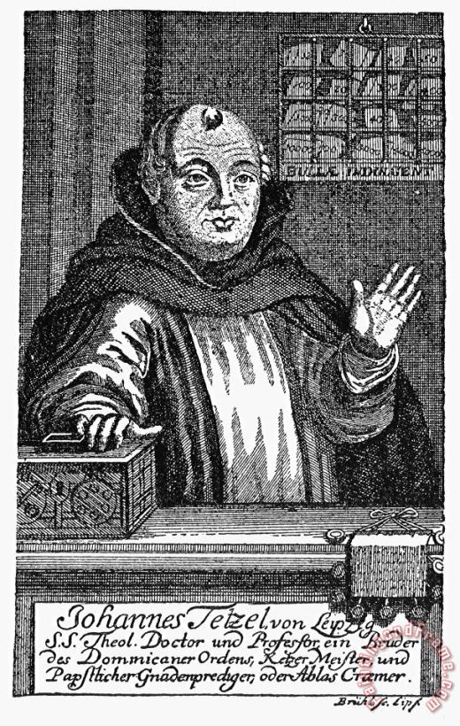 Others Johann Tetzel (1465-1519) Art Print
