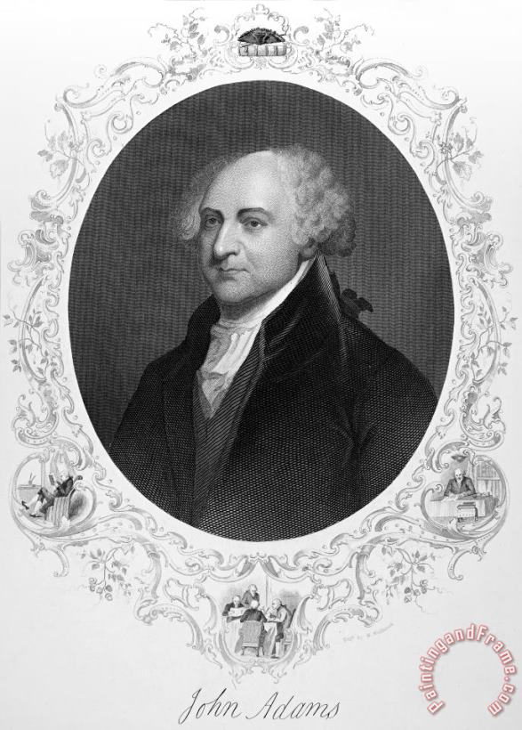 John Adams (1735-1826) painting - Others John Adams (1735-1826) Art Print