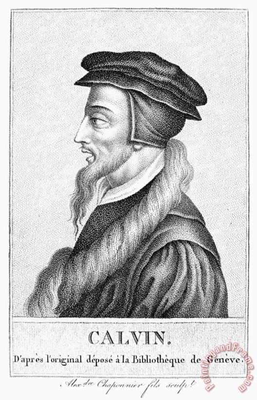 John Calvin (1509-1564) painting - Others John Calvin (1509-1564) Art Print