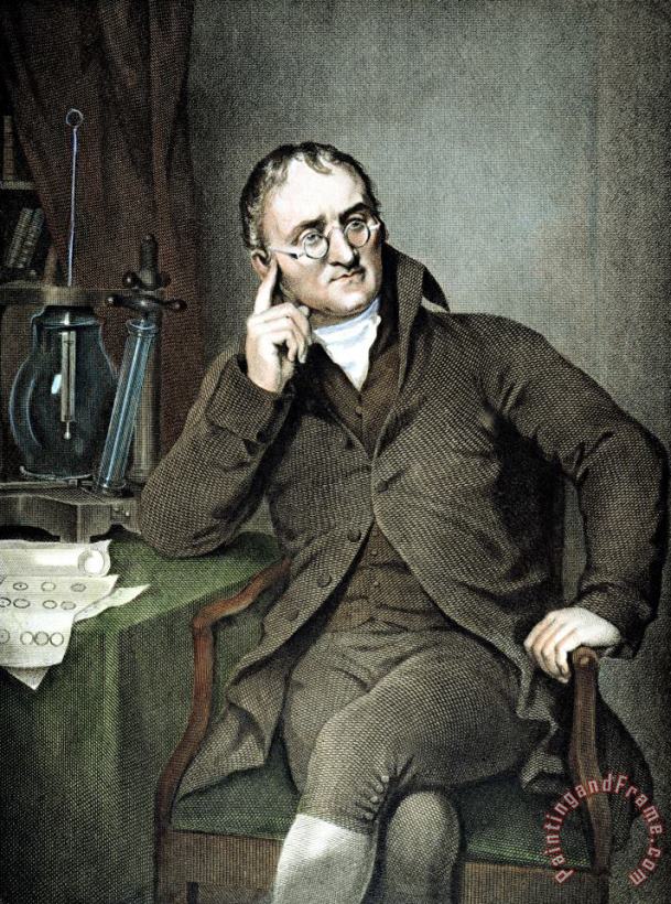 John Dalton (1766-1844) painting - Others John Dalton (1766-1844) Art Print