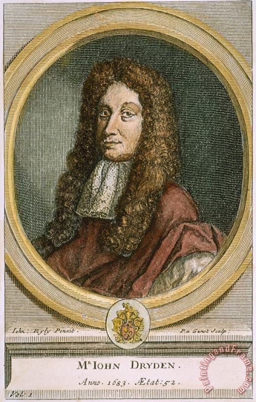 John Dryden (1631-1700) painting - Others John Dryden (1631-1700) Art Print