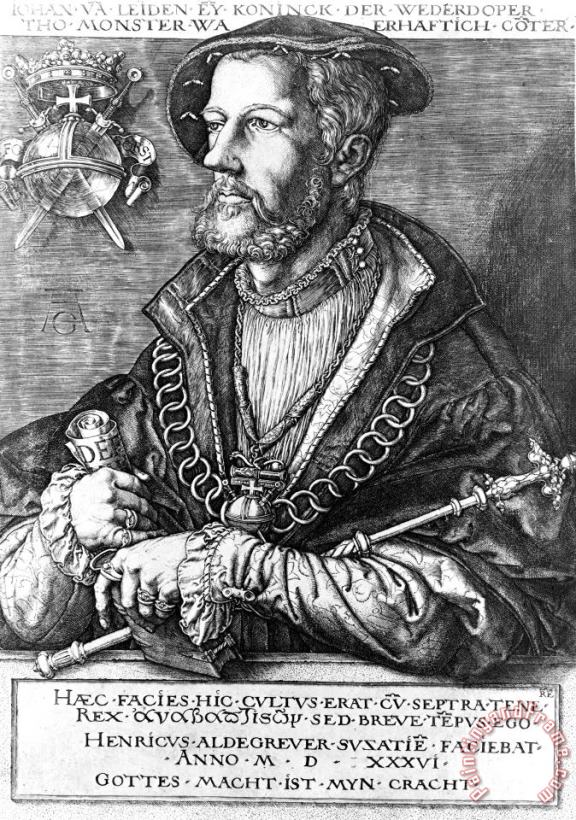 Others John Of Leiden (1509-1536) Art Painting
