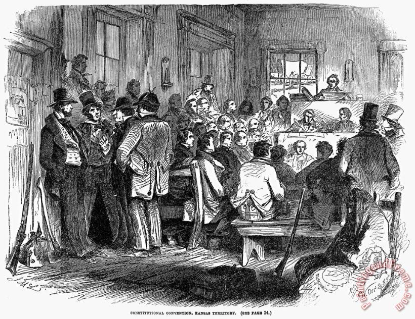 Others Kansas-nebraska Act, 1855 Art Print