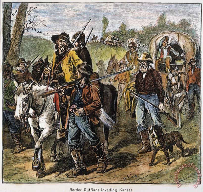 Kansas-nebraska Act, 1856 painting - Others Kansas-nebraska Act, 1856 Art Print