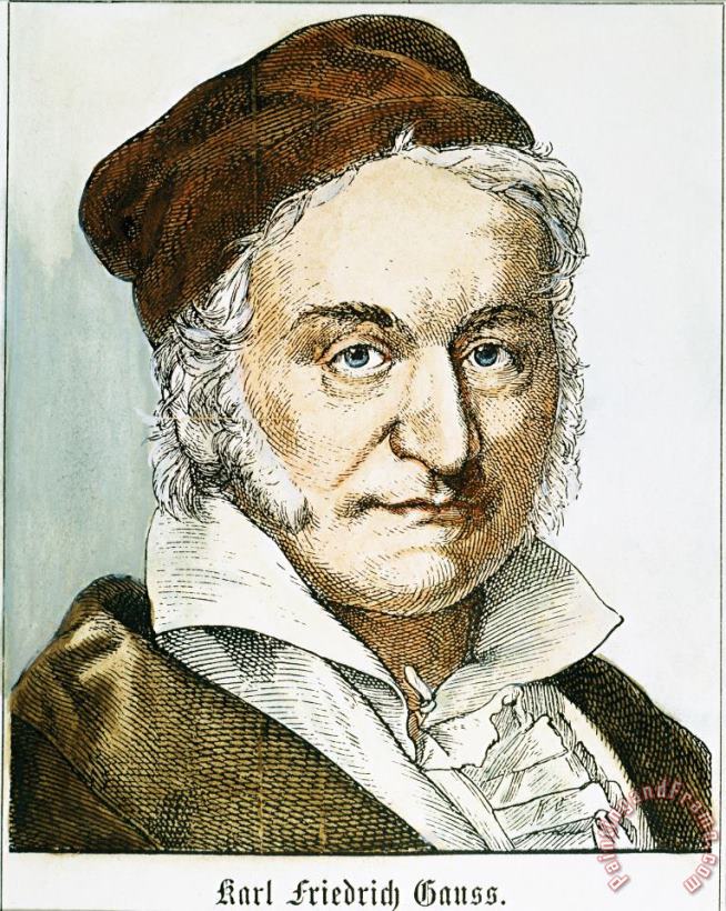Others Karl Friedrich Gauss Art Print