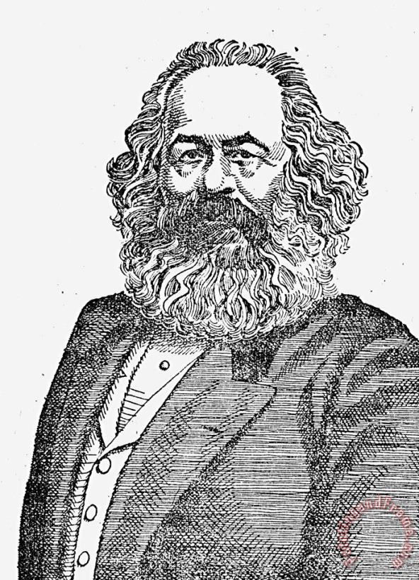 Others Karl Marx (1818-1883) Art Print