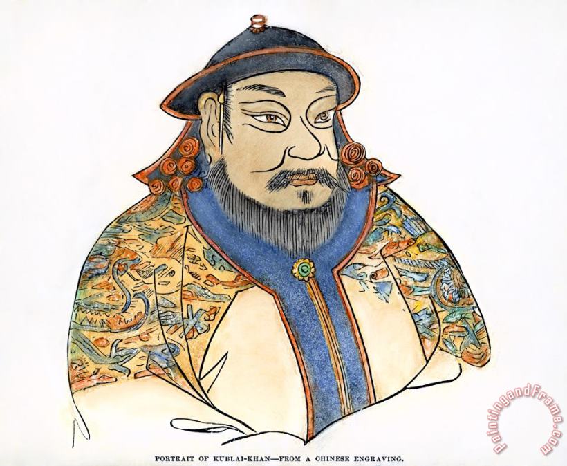 Others Kublai Khan (1216-1294) Art Print