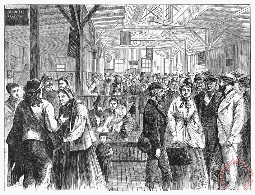 Others Labor Exchange, 1868 Art Print