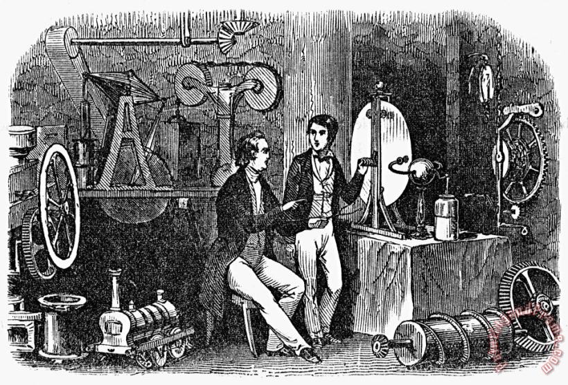 Others Laboratory, 1846 Art Print