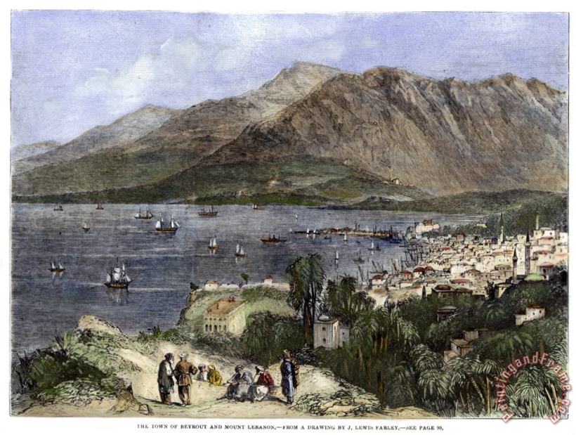Others Lebanon: Beirut, 1860 Art Print