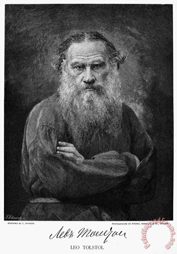 Others Leo Tolstoy (1828-1910) Art Print