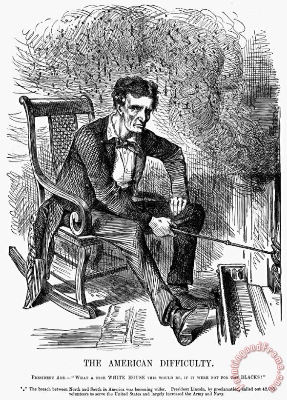Others Lincoln Cartoon, 1861 Art Print