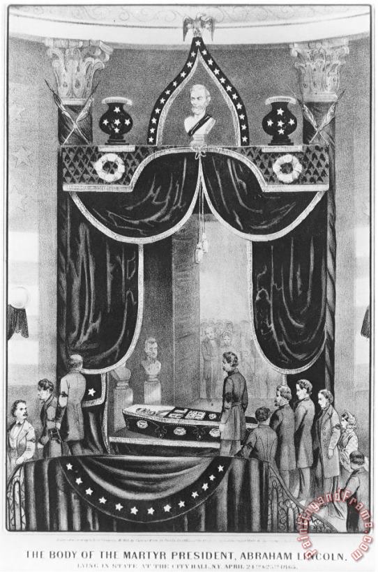 Others Lincoln: Funeral Art Print