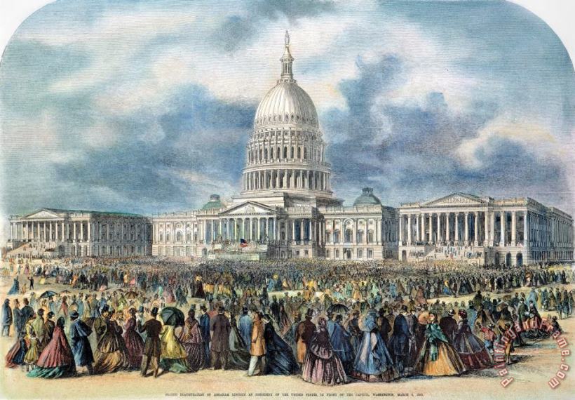 Others Lincoln Inauguration, 1865 Art Print