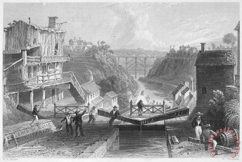 Others Lockport, New York, 1838 Art Print