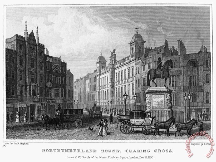 Others London: Charing Cross, 1830 Art Painting