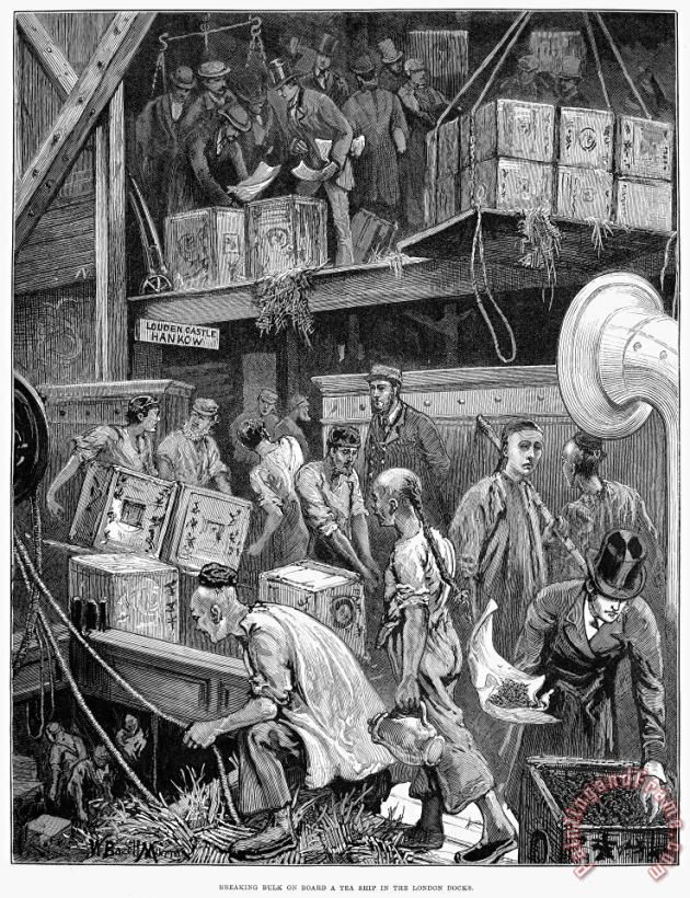 London: Tea Ship, 1877 painting - Others London: Tea Ship, 1877 Art Print