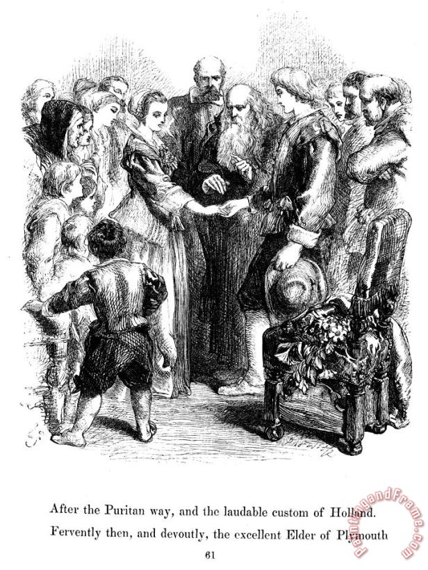 Others Longfellow: Standish, 1859 Art Print