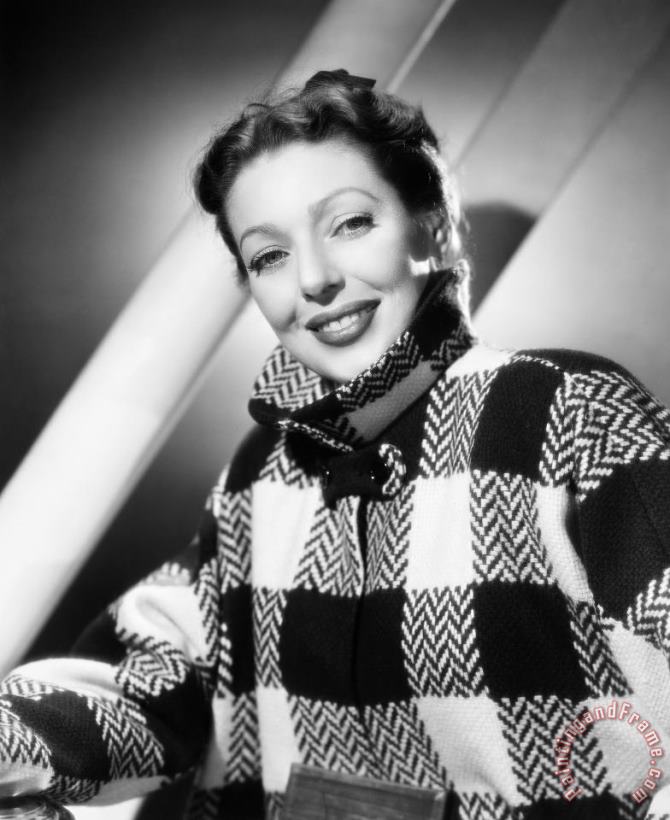 Loretta Young (1913-2000) painting - Others Loretta Young (1913-2000) Art Print