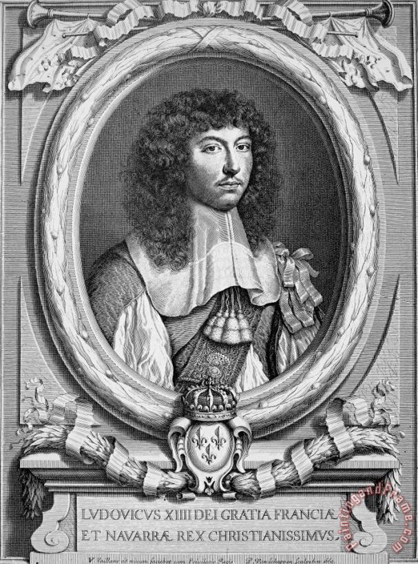 Louis Xiv (1638-1715) painting - Others Louis Xiv (1638-1715) Art Print