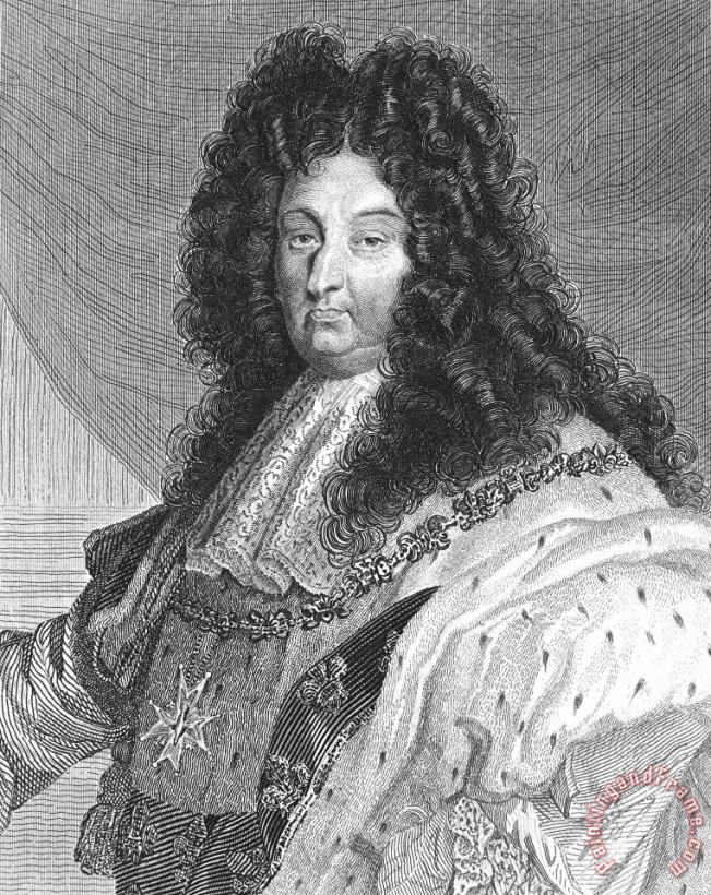 Others Louis Xiv (1638-1715) painting - Louis Xiv (1638-1715) print for ...