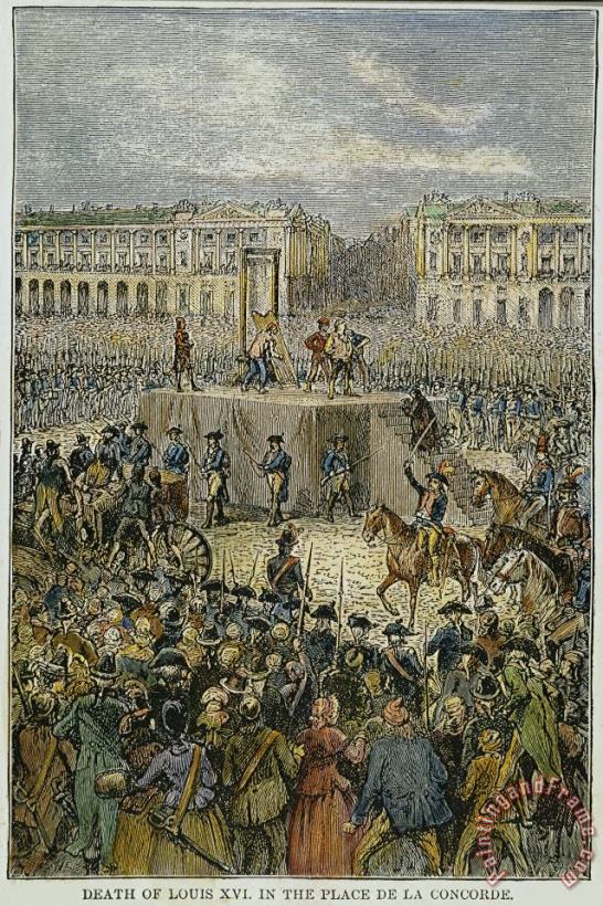 Others Louis Xvi: Execution, 1793 Art Painting