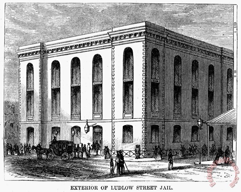 Others Ludlow Street Jail, 1868 Art Print