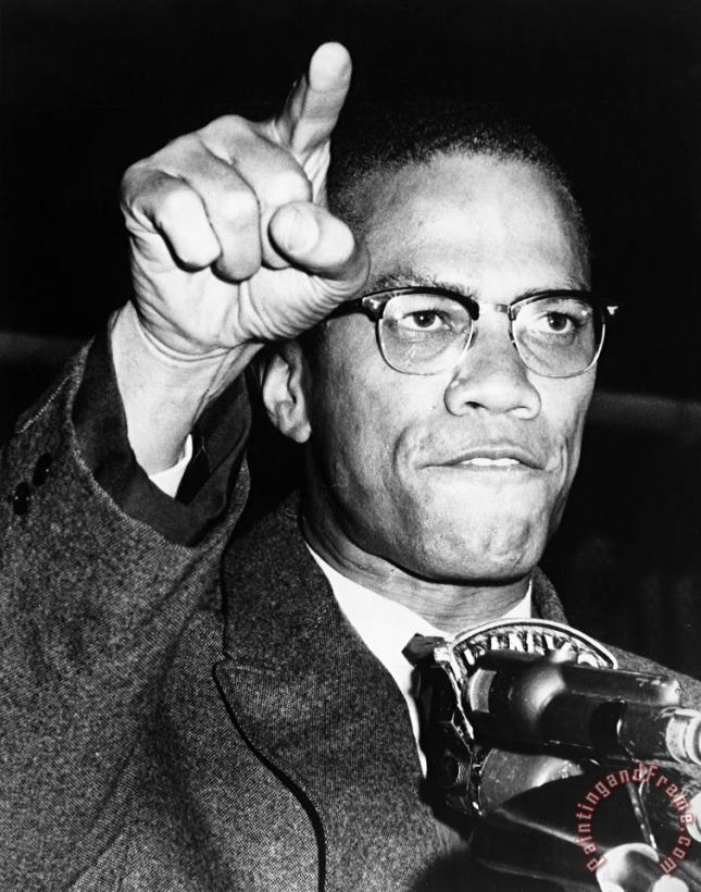 Malcolm X (1925-1965) painting - Others Malcolm X (1925-1965) Art Print